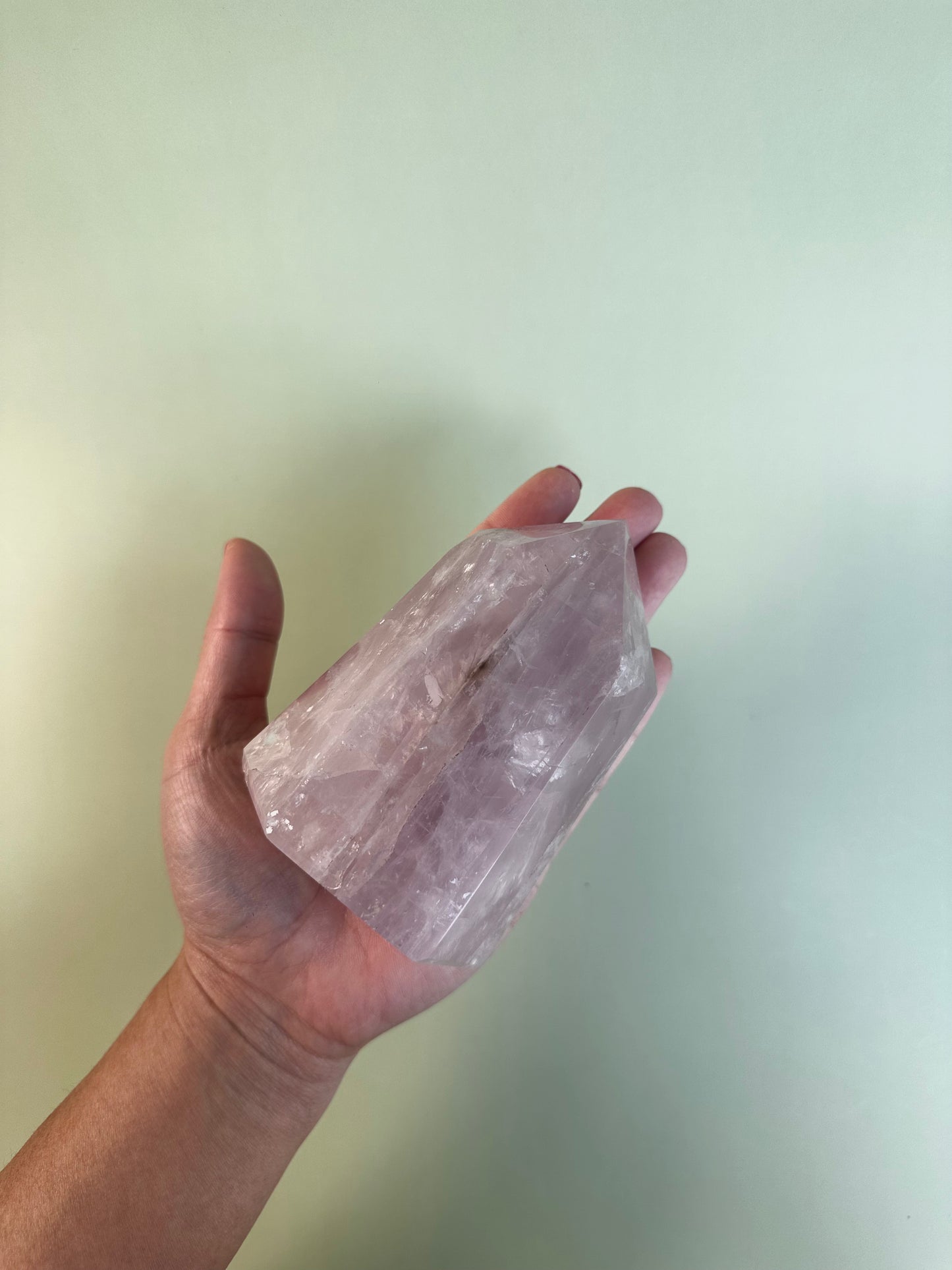 Perfectly Imperfect Rose Quartz Tower Misfit - C