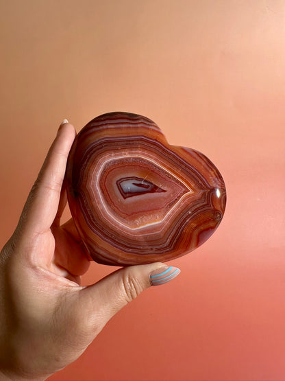 Carnelian Heart – Option G | Abundance, Courage & Joyful Living Crystal