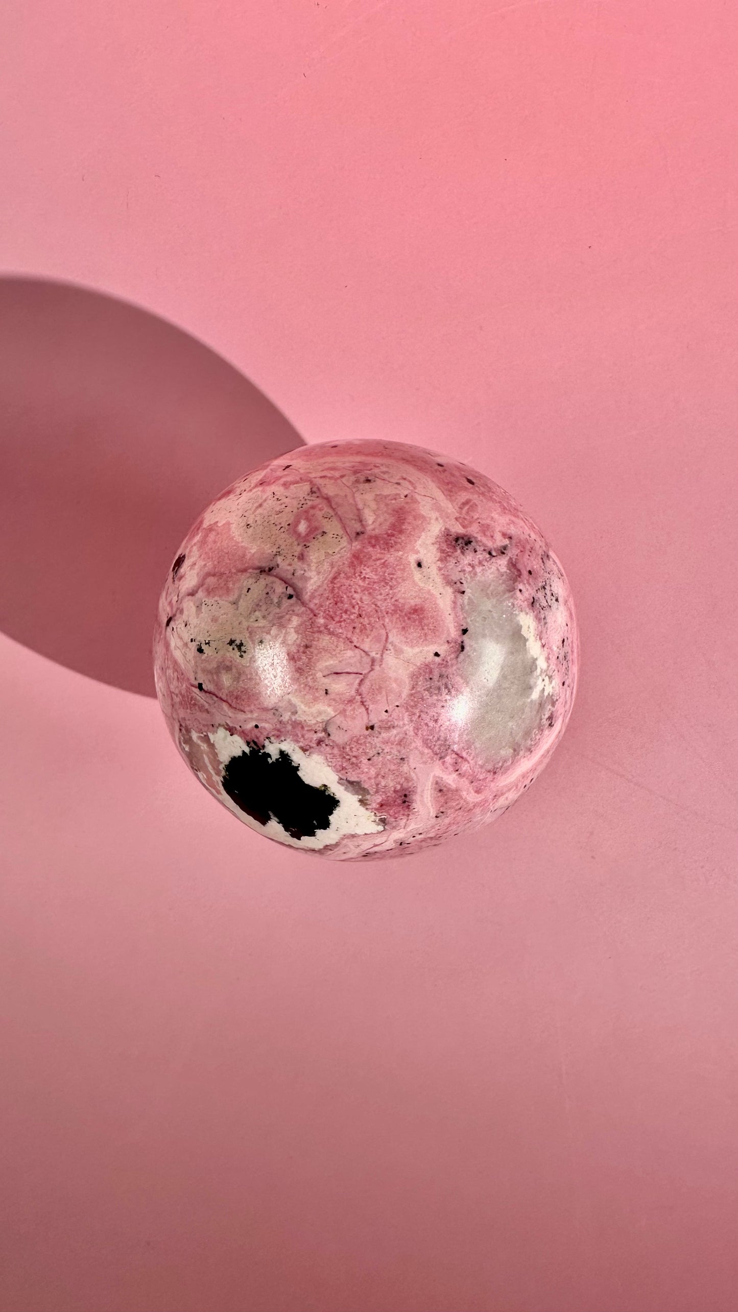 Peruvian Rhodonite Sphere – Option C