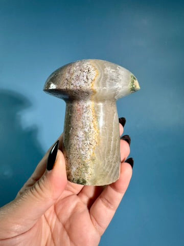 Sea Jasper Mushroom - B