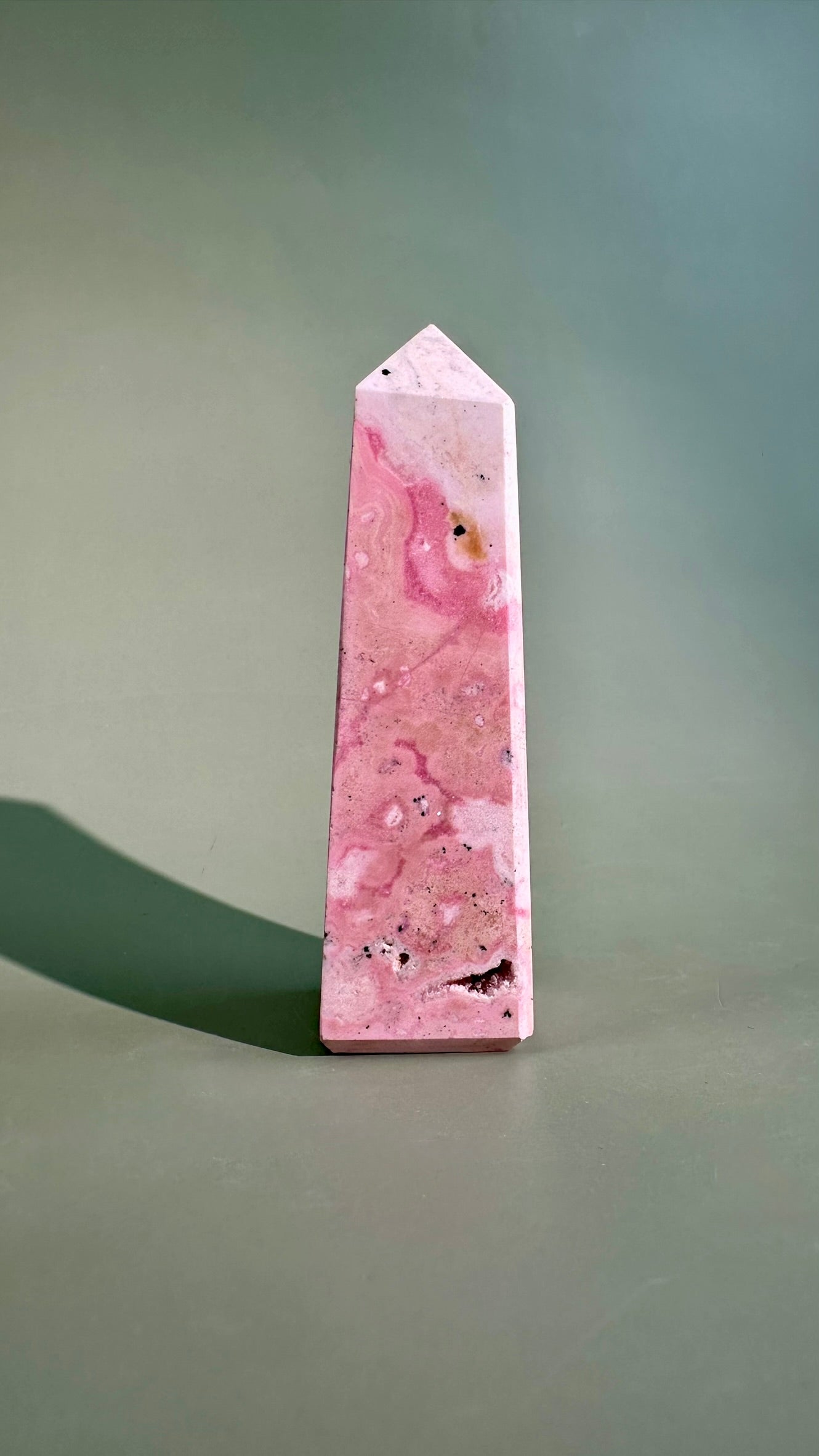 Peruvian Rhodonite Tower – Option C