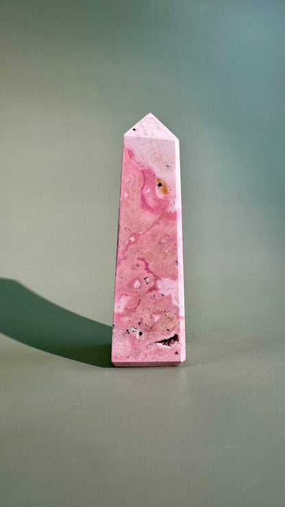 Peruvian Rhodonite Tower – Option C