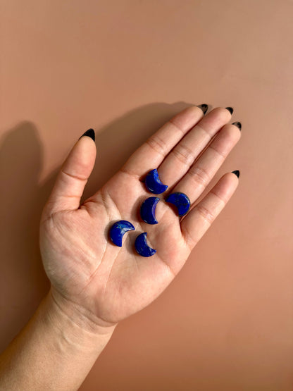 Mini Lapis Lazuli Crescent Moon