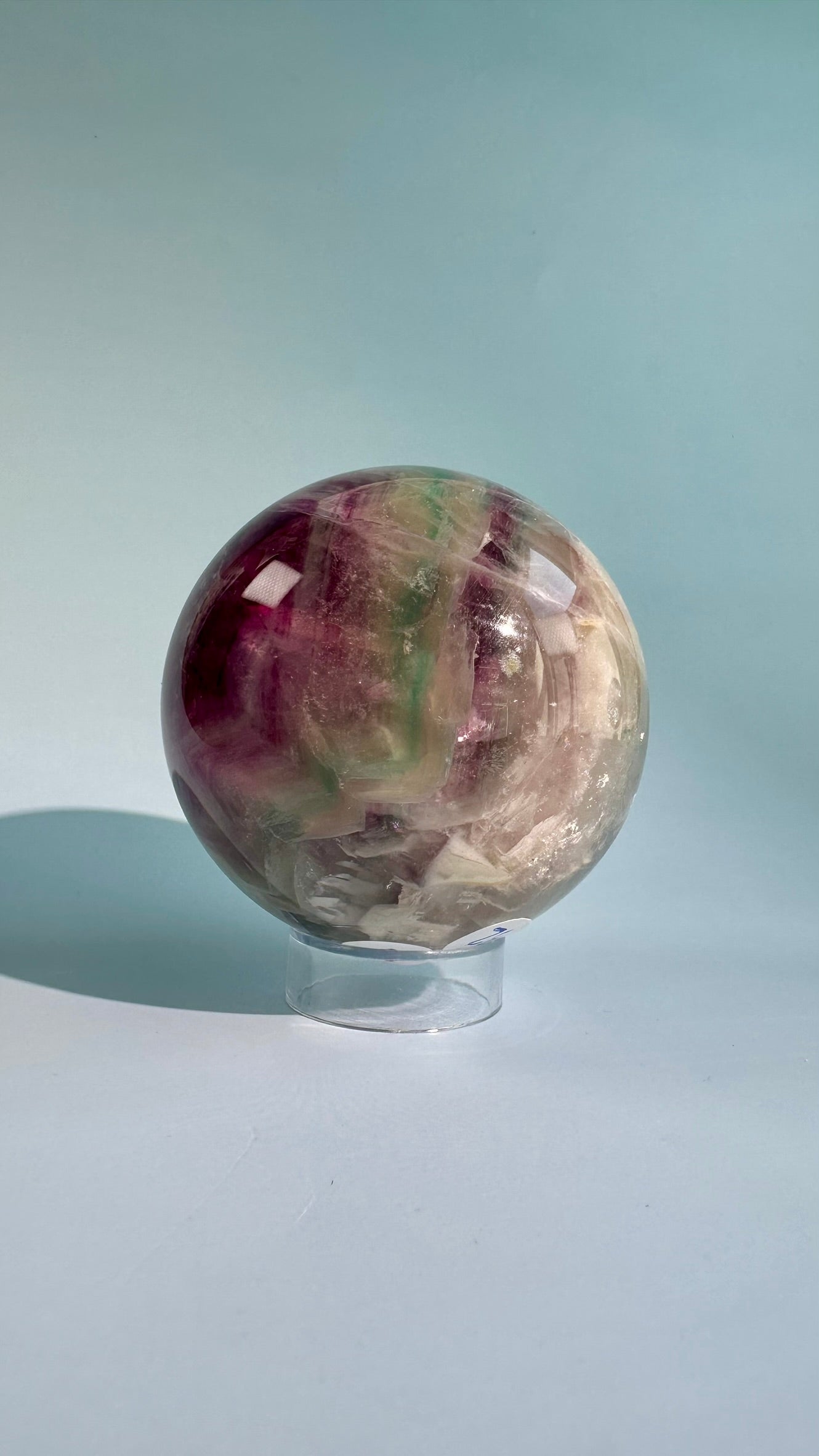Lavender Green Fluorite Sphere – Option B