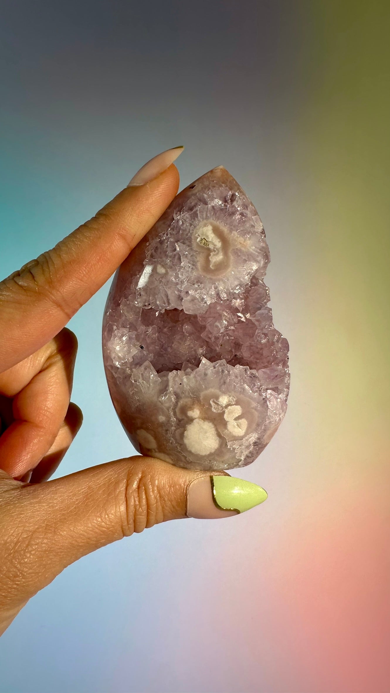 Pink Amethyst Flame – Option A