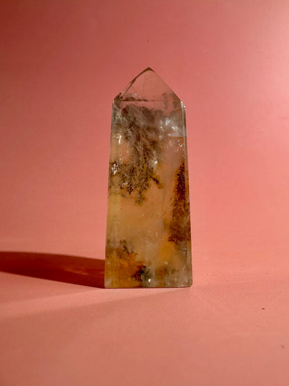 Dendritic Quartz Tower – Option H | Personal Growth, Patience & Grounding Energy