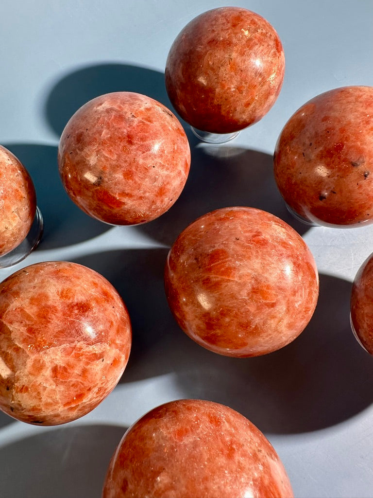 Sunstone Sphere | Intuitively Chosen Joy, Confidence, Abundance & Positive Energy