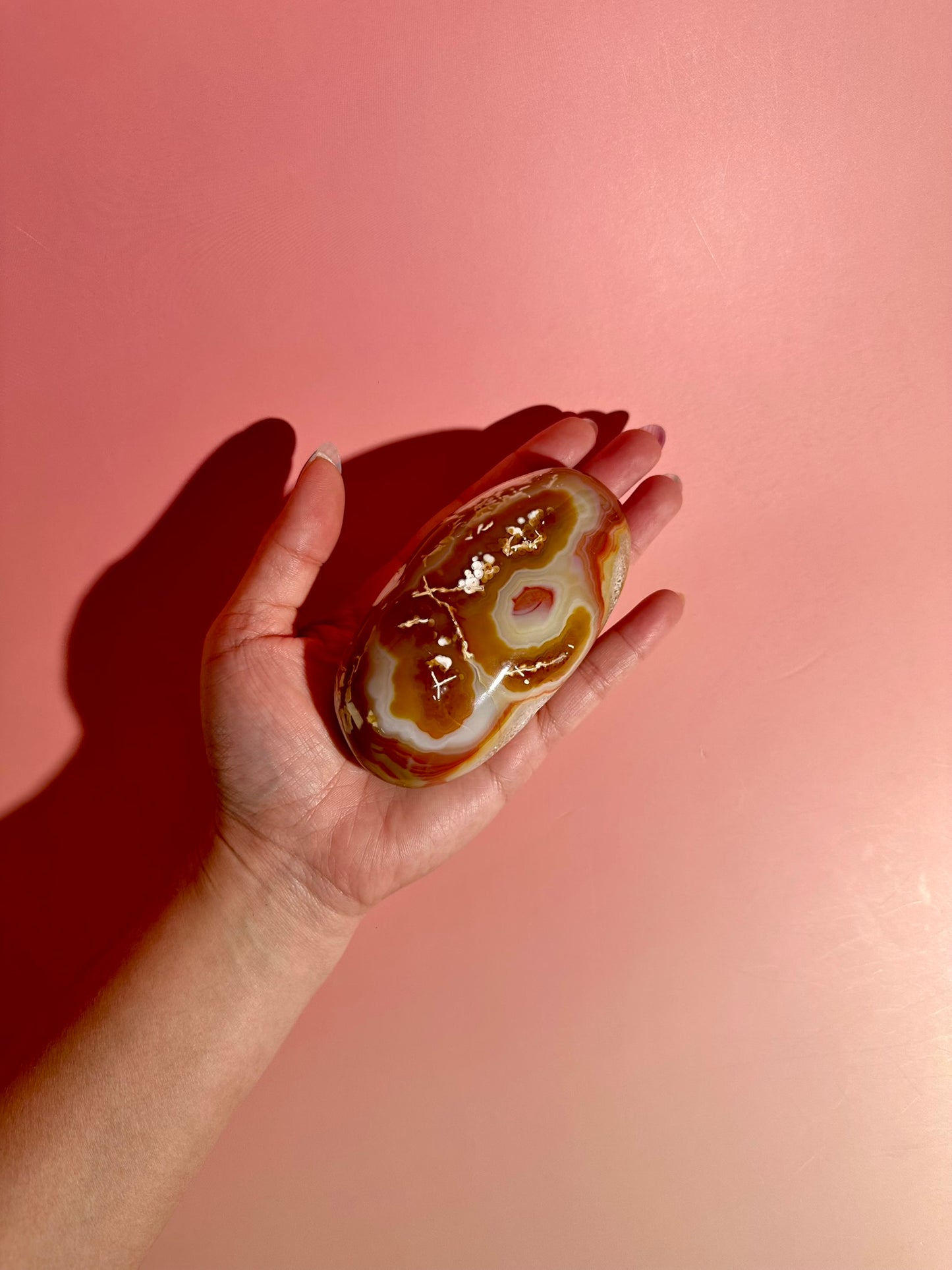 Carnelian Orca Agate Freeform – Option D | Empowerment, Grounding & Natural Beauty Crystal