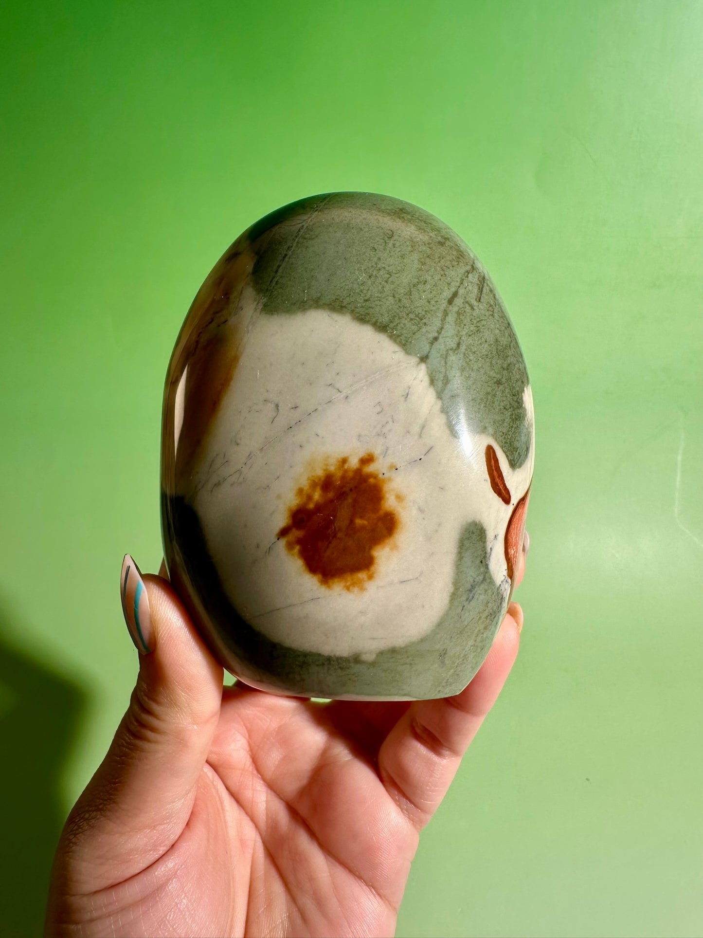 Polychrome Jasper Standing Freeform Option K | Polished Collector Crystal