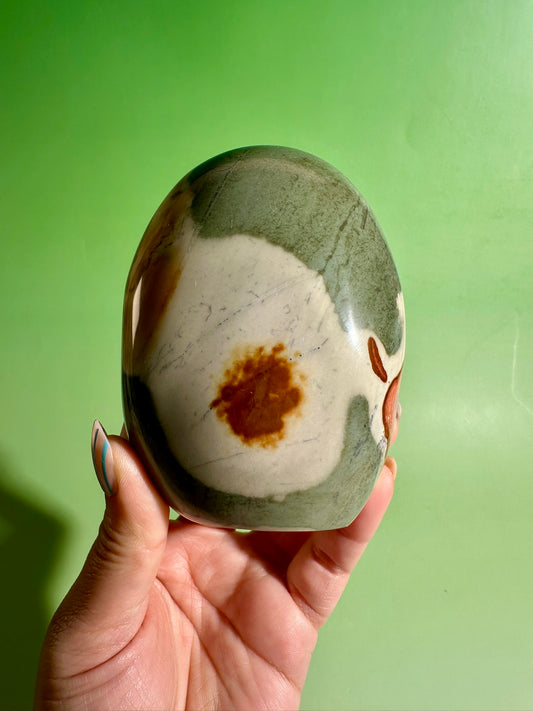 Polychrome Jasper Standing Freeform Option K | Polished Collector Crystal