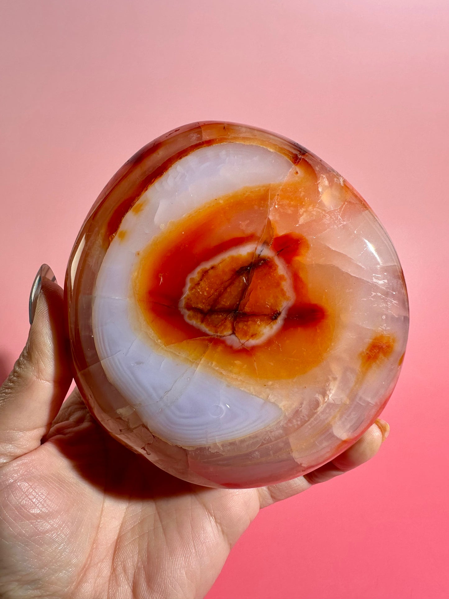 Carnelian Standing Freeform – Option J | Courage, Manifestation & Abundance Crystal