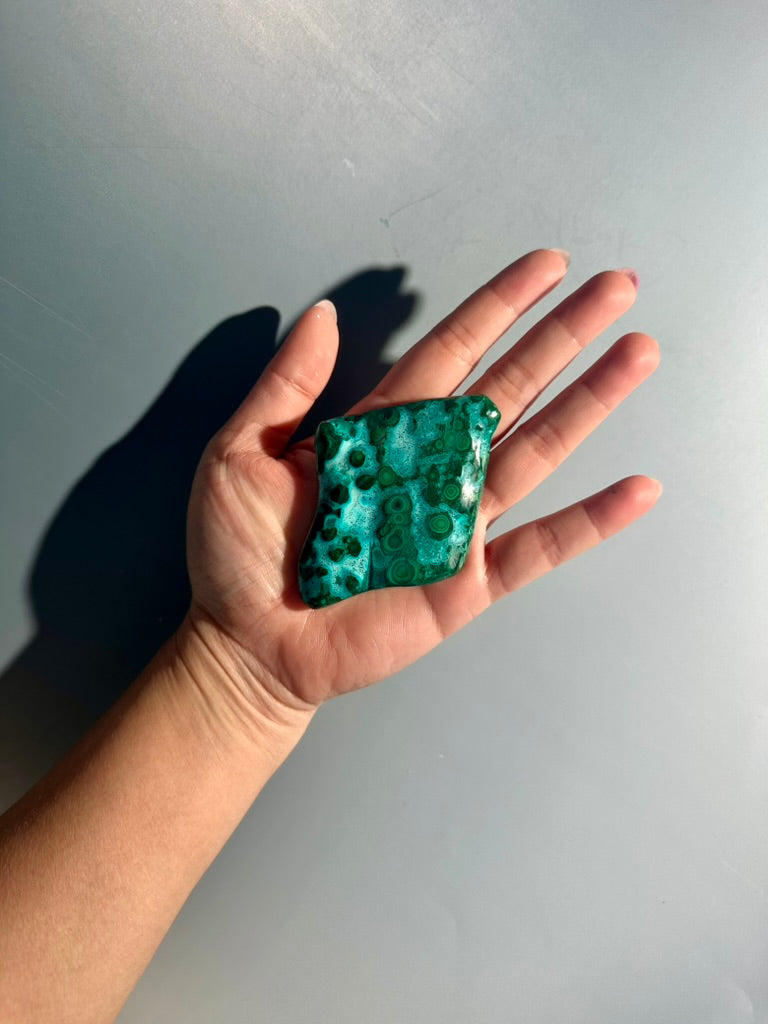 Malachite Chrysocolla Malacolla Polished Specimen Option E | One-of-a-Kind Congo Mineral