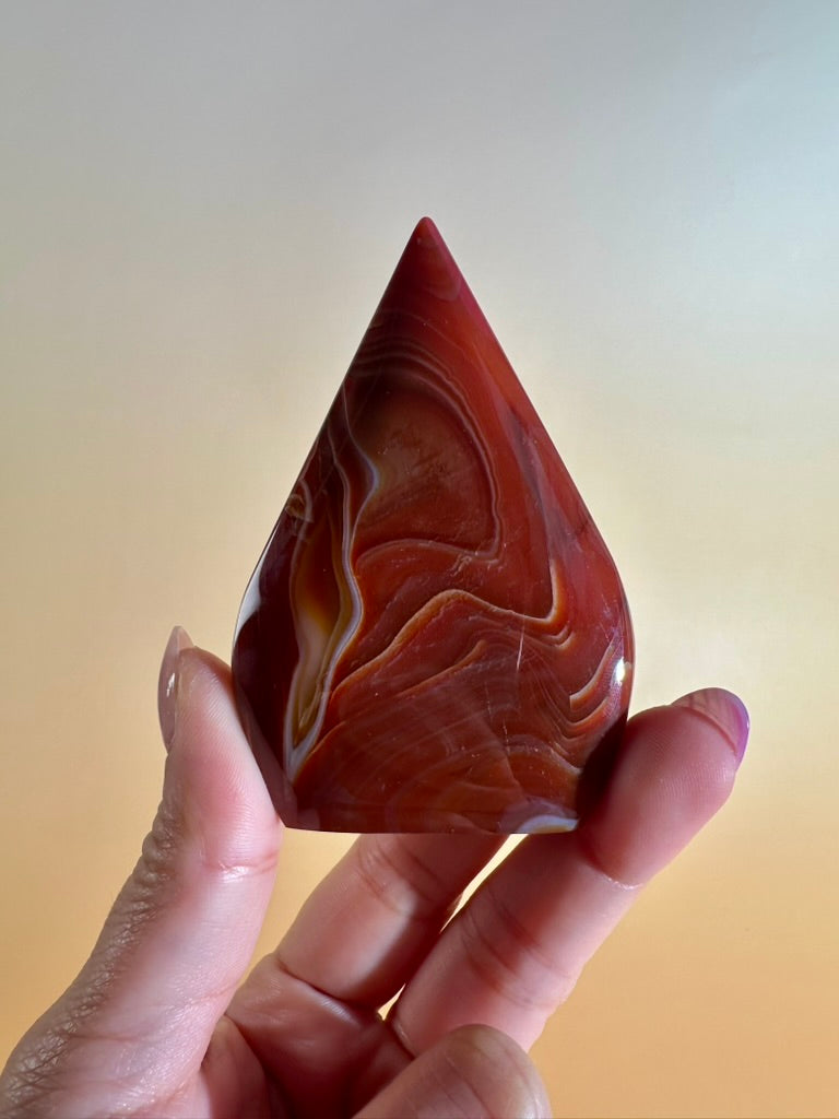 Carnelian Flame Option N | One-of-a-Kind Courage & Vitality Crystal