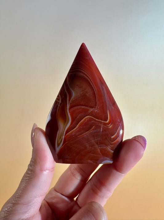 Carnelian Flame Option N | One-of-a-Kind Courage & Vitality Crystal