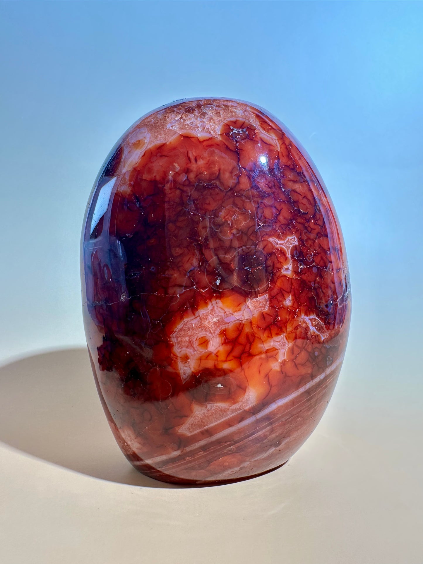 Carnelian Standing Freeform – Option K | Collector Crystal, Confidence, Passion & Vitality