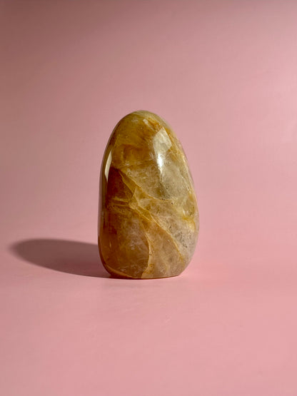 Golden Healer Standing Freeform | Healing, Clarity & Spiritual Growth Crystal