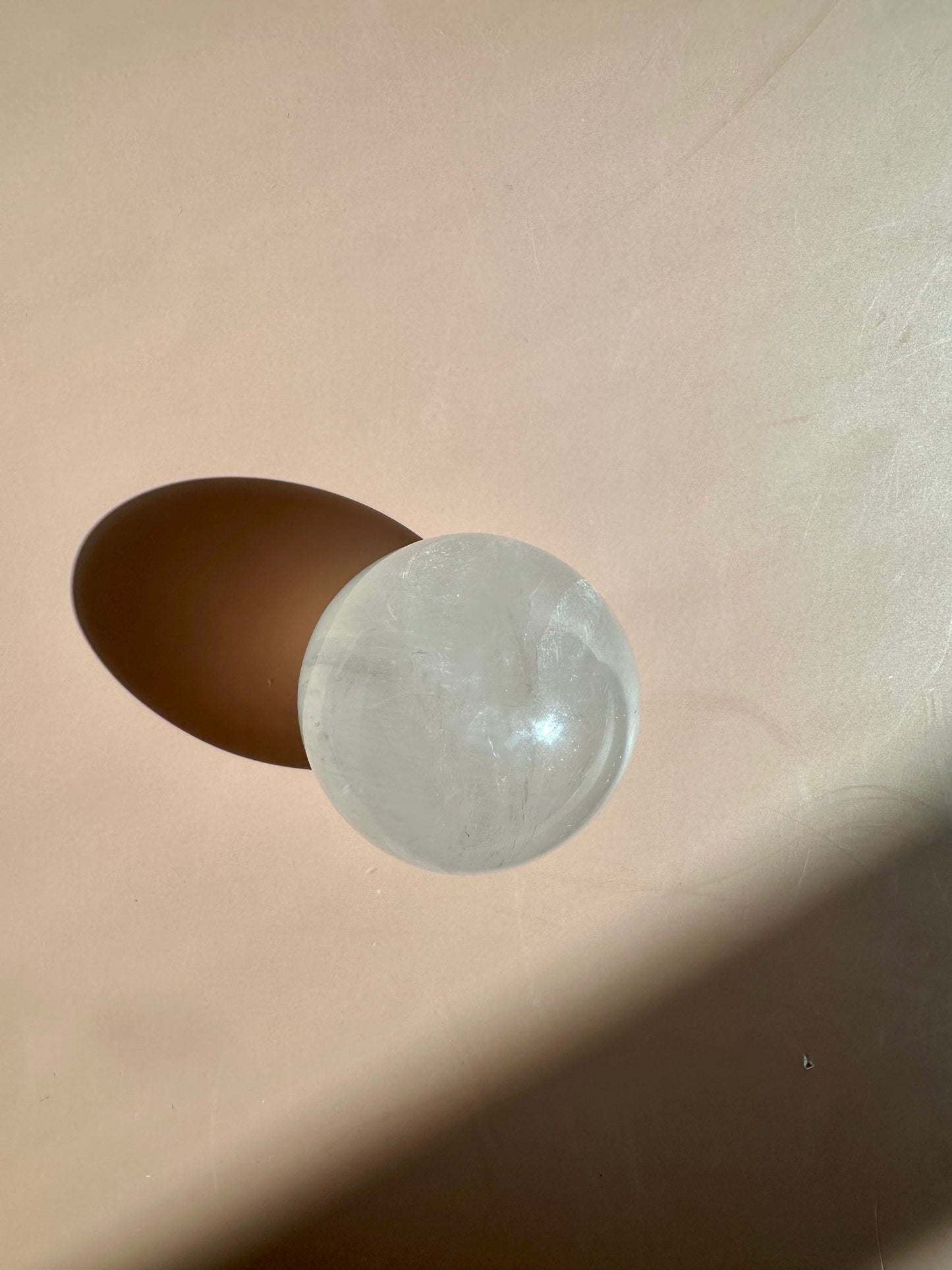 Star Rose Quartz Sphere - D