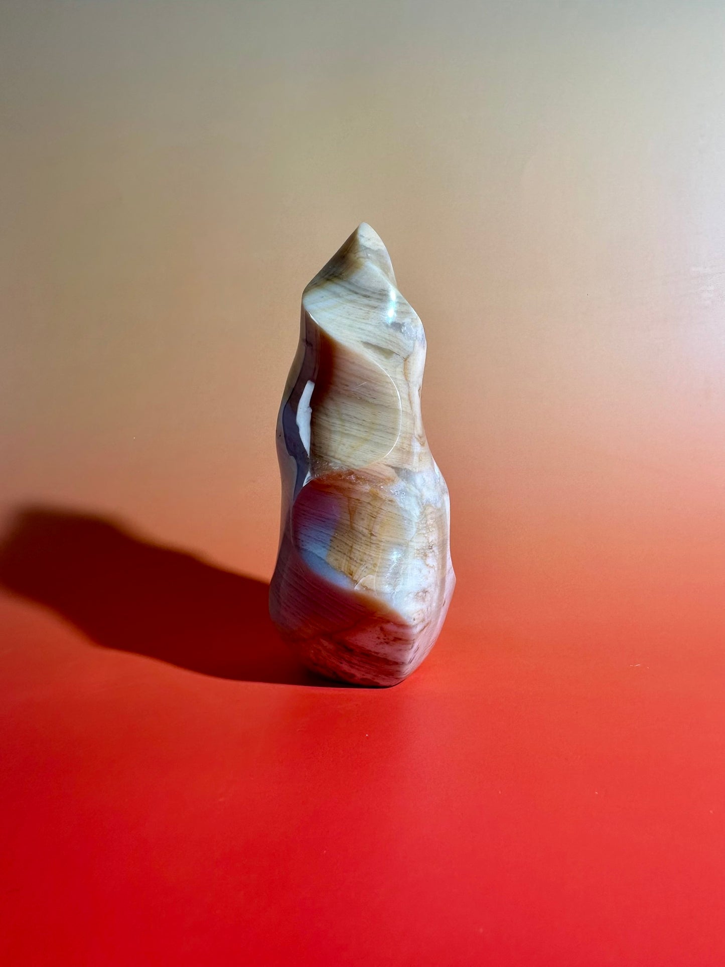 Sea Jasper Flame Option C | One-of-a-Kind Polished Ocean Jasper Style Crystal
