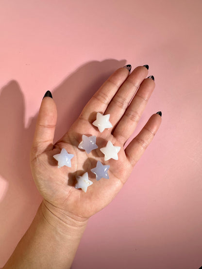Mini Blue Chalcedony Star