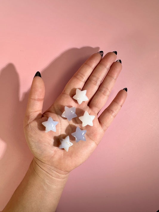 Mini Blue Chalcedony Star