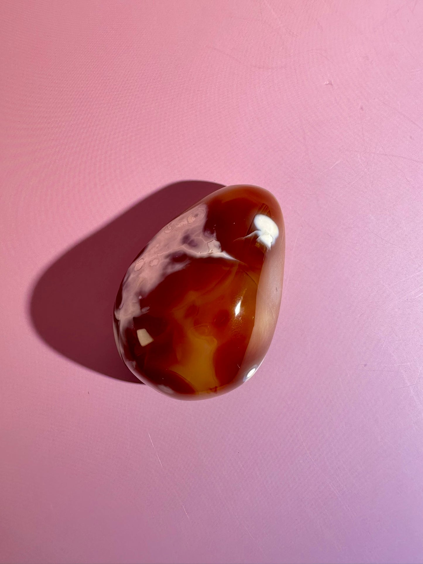 Carnelian Orca Agate Freeform – Option C | Abundance, Strength & Collector Stone