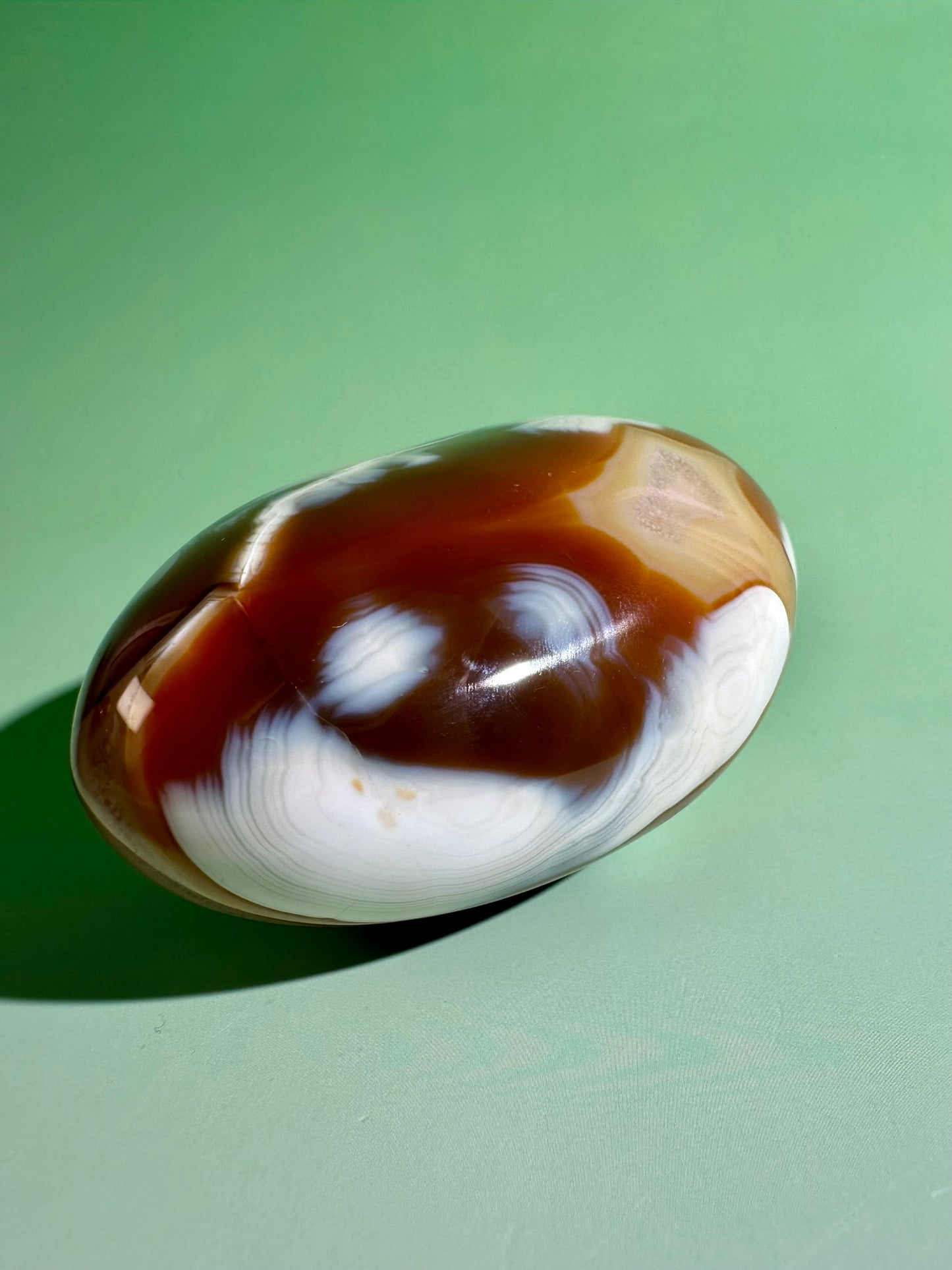 Carnelian Orca Agate Freeform – Option B | Creativity, Joy & Positive Energy
