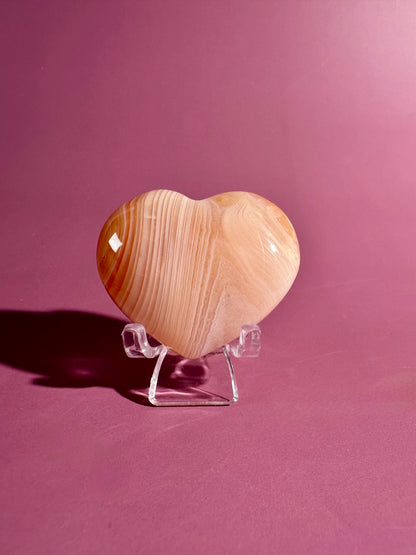 Small Carnelian Heart Option C | Vitality, Joy & Creative Energy Crystal