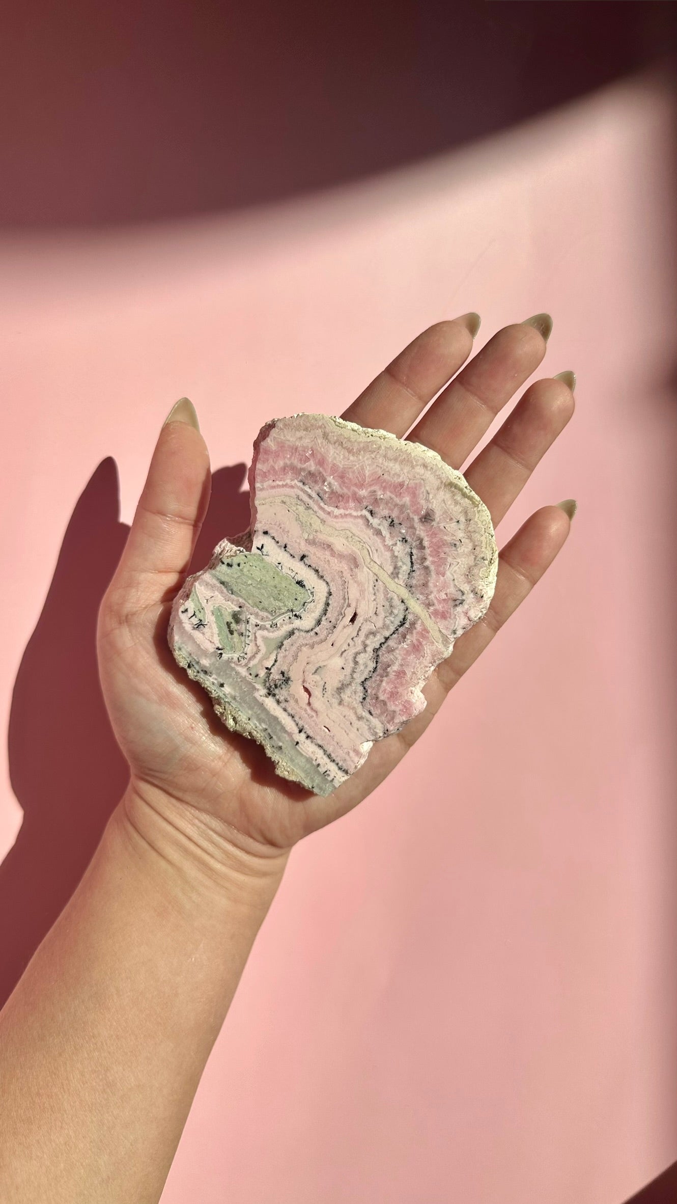 Peruvian Rhodochrosite Slab – Option C