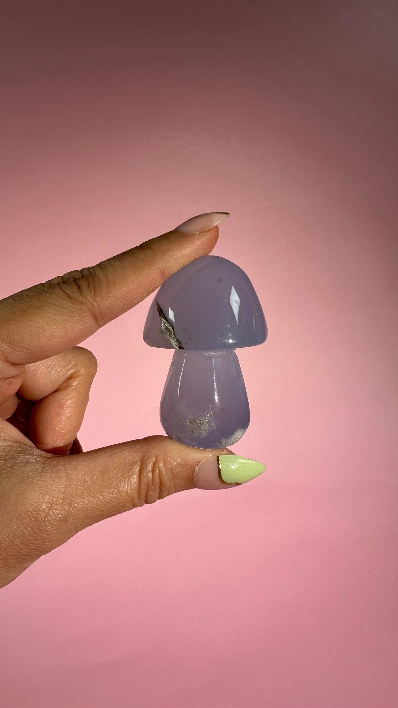 Blue Chalcedony Mushroom – Option C