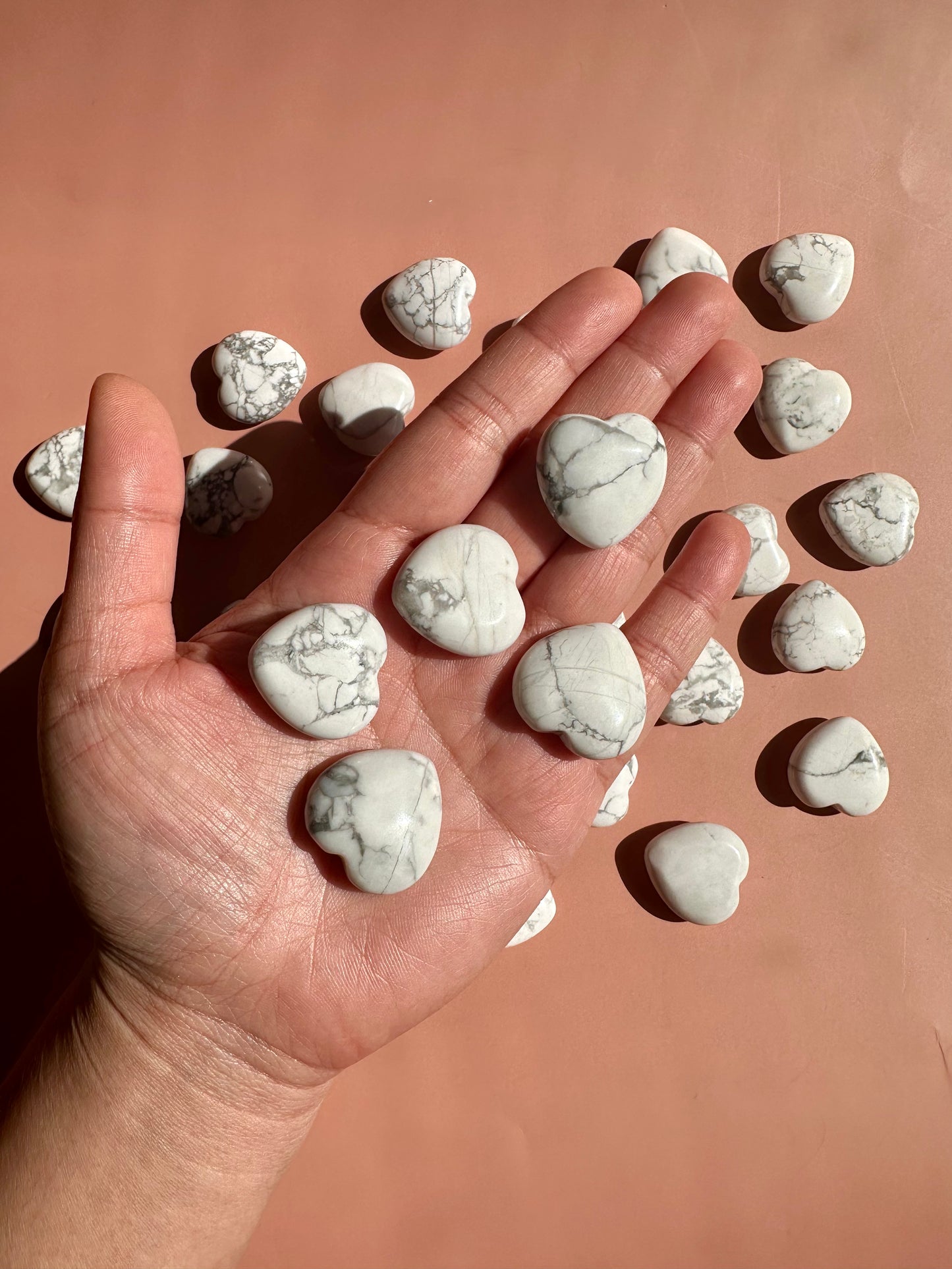 Small Howlite Heart