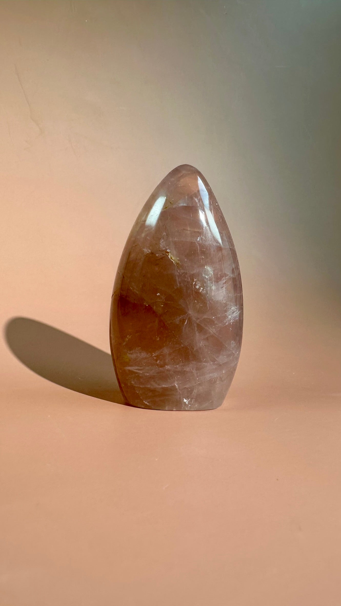 Small Rose Quartz Standing Freeform – Option C