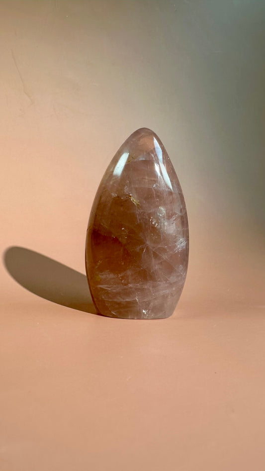 Small Rose Quartz Standing Freeform – Option C