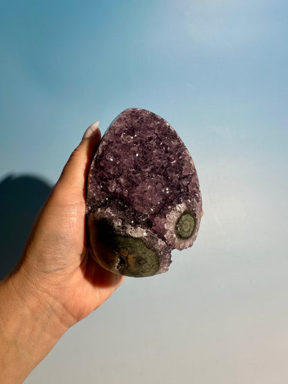 Amethyst Cut Base with Stalactite Eyes – Option C