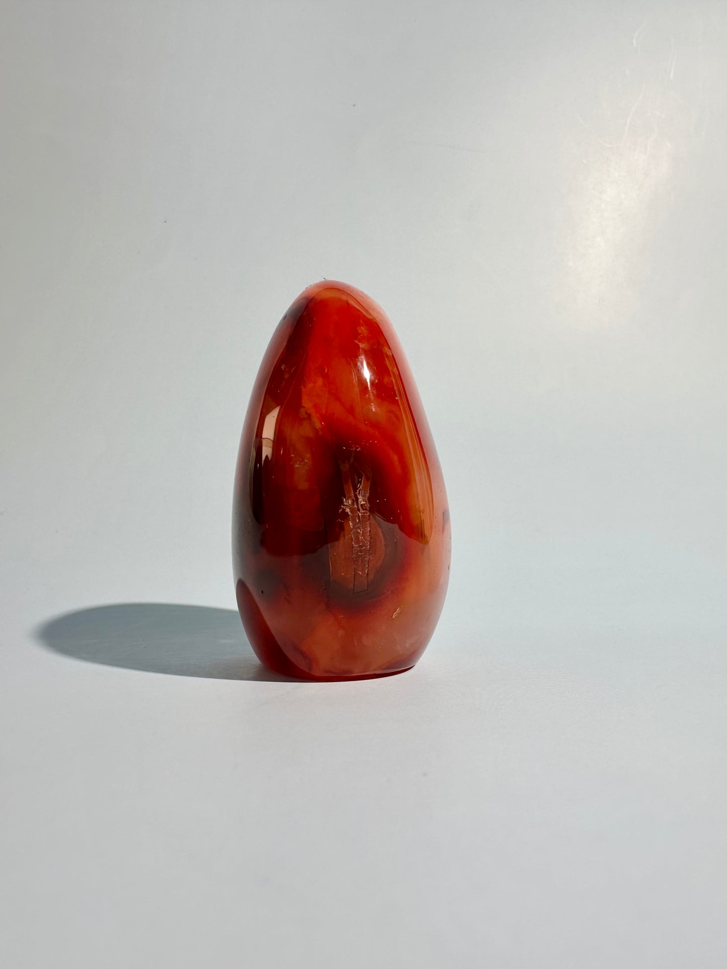 Carnelian Standing Freeform – Option B | Creativity, Passion & Positive Energy Crystal