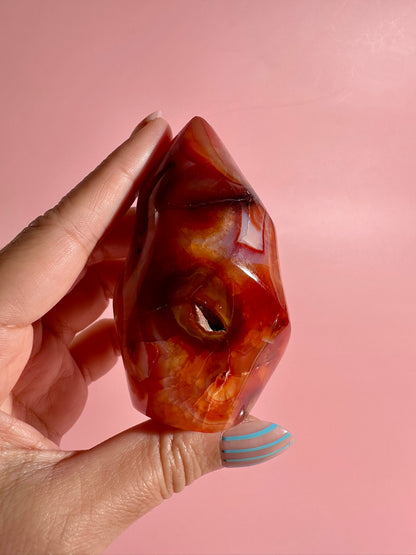 Carnelian Flame – Option M | Courage, Success & Empowerment Crystal