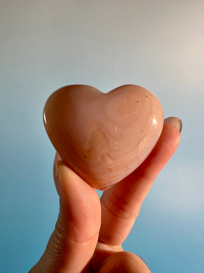 Small Carnelian Heart Option I | Courage, Confidence & Vitality Crystal