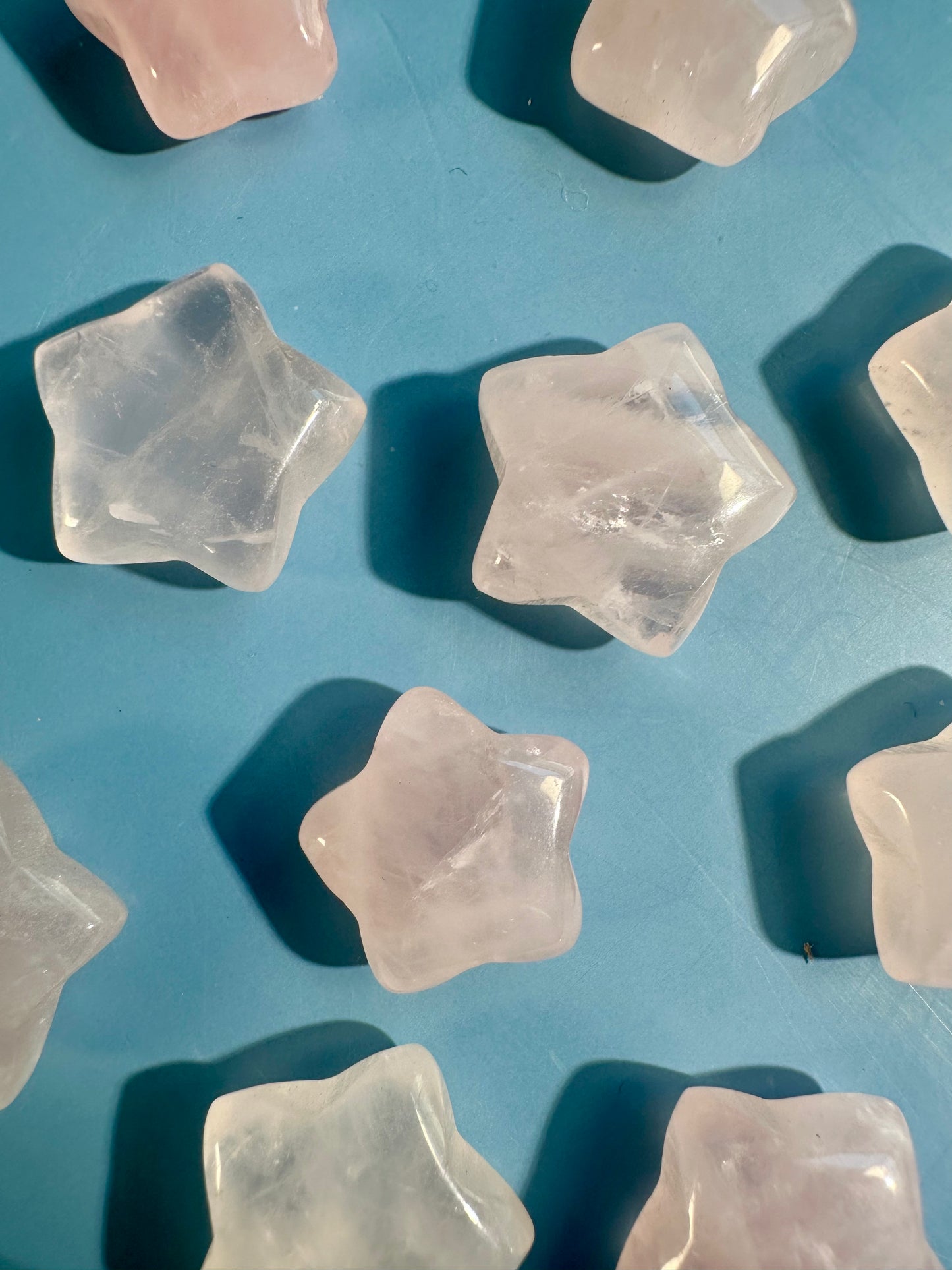 Mini Rose Quartz Star
