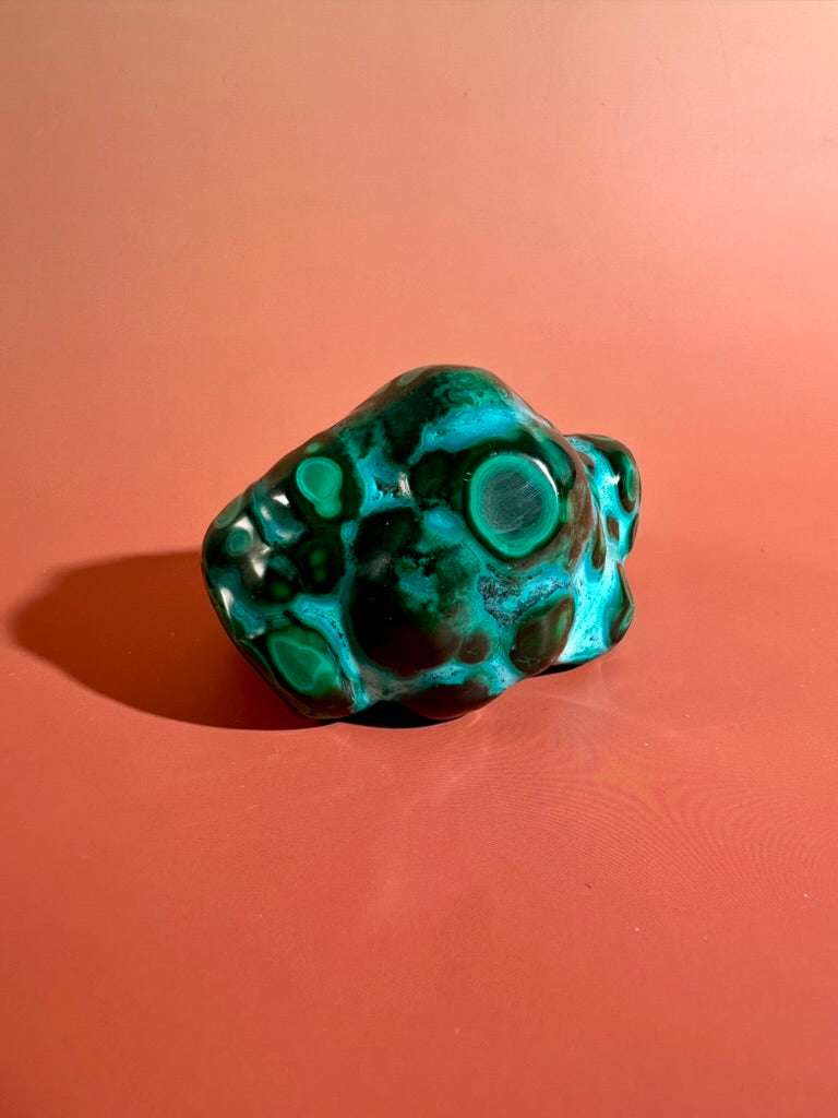 Malachite Chrysocolla Malacolla Polished Specimen Option I | Rare Congo Mineral