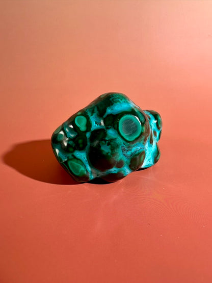 Malachite Chrysocolla Malacolla Polished Specimen Option I | Rare Congo Mineral