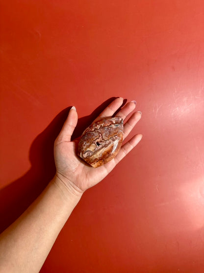 Indonesian Pink Crazy Lace Agate Flame – Option B | Confidence, Joy & Feminine Energy