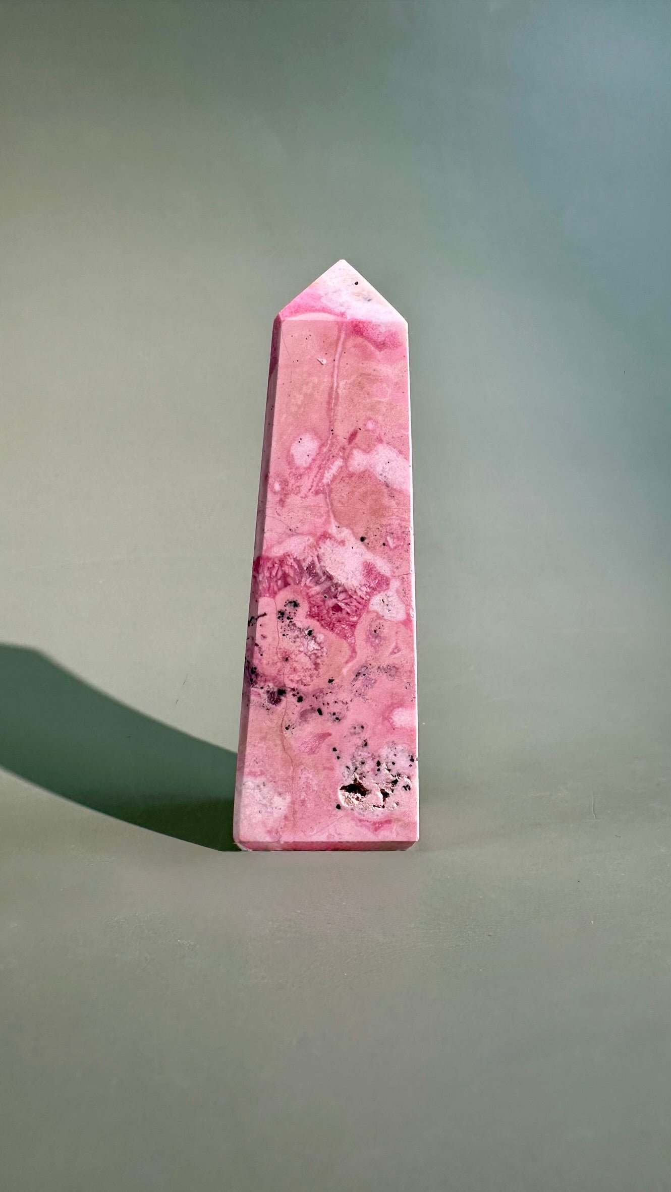 Peruvian Rhodonite Tower – Option C