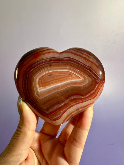 Carnelian Heart – Option E | Motivation, Joy & Positive Transformation