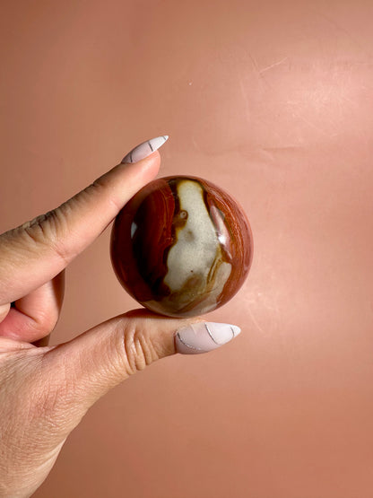 Polychrome Jasper Sphere – Option A