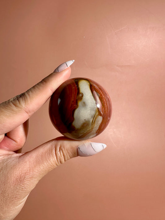 Polychrome Jasper Sphere – Option A