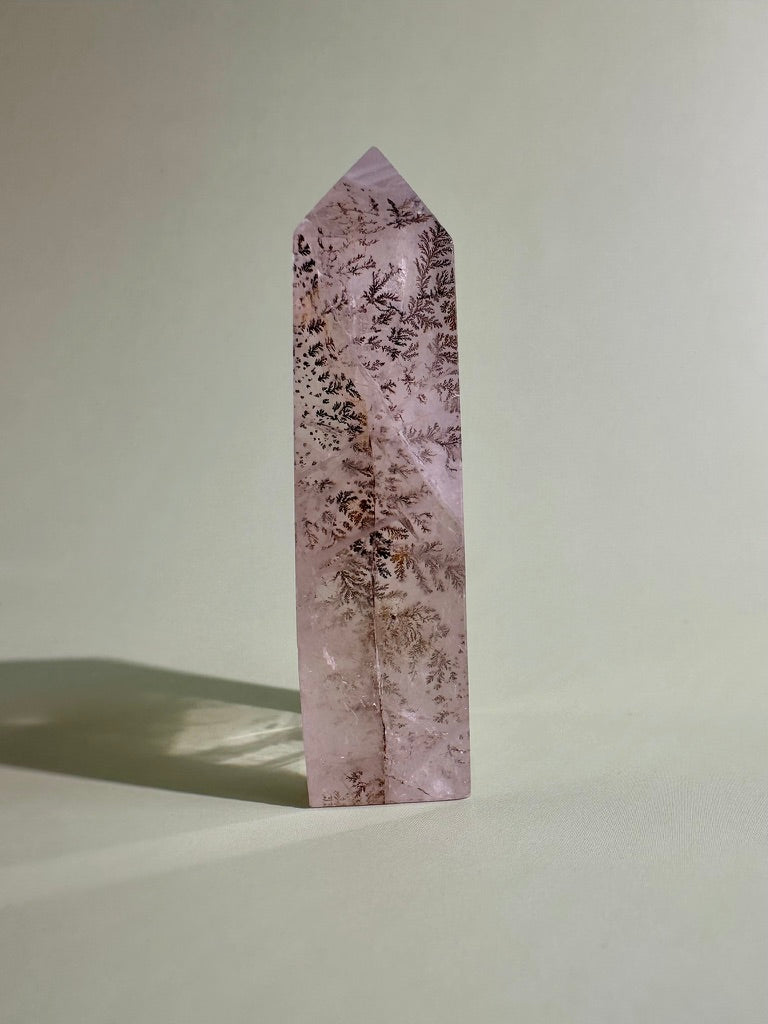 Dendritic Quartz Tower – Option N | One-of-a-Kind Collector Specimen & Growth Energy