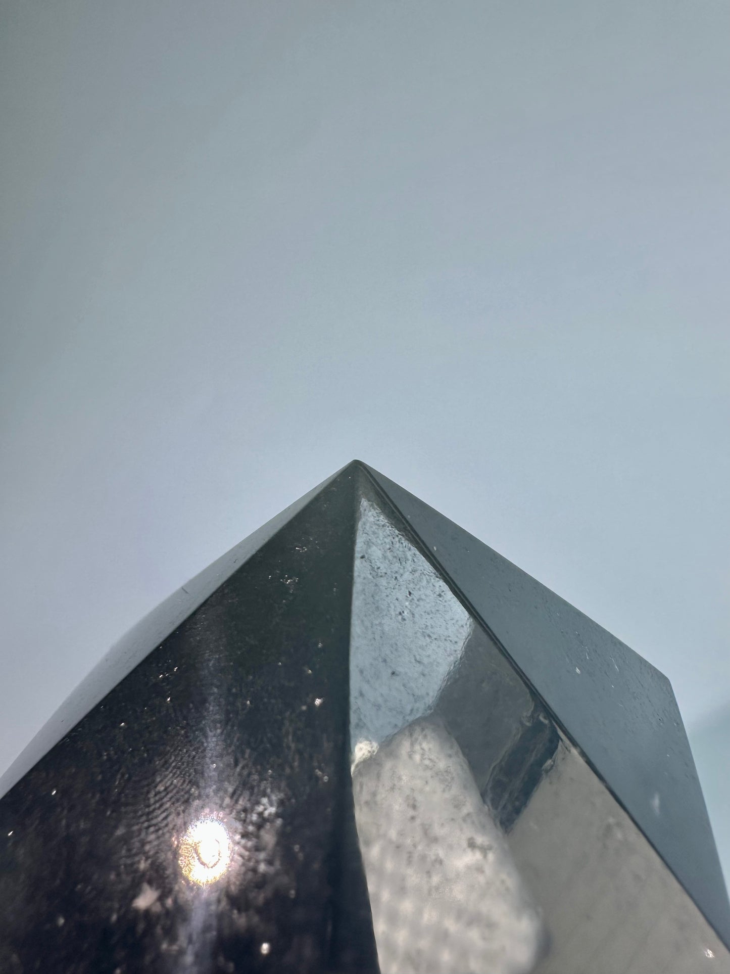 Large Peruvian Snowflake Angelite Tower - B