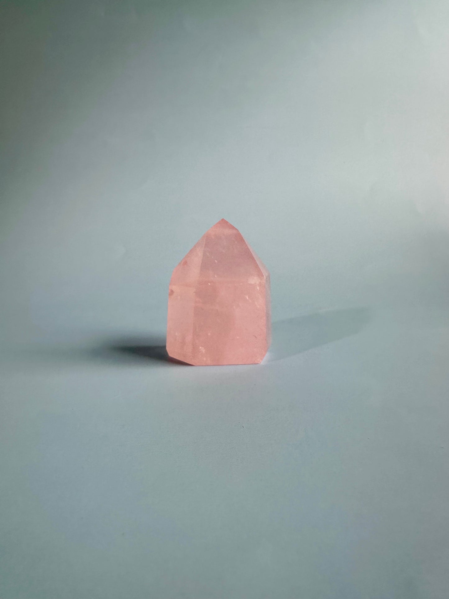 Small Rose Quartz Tower