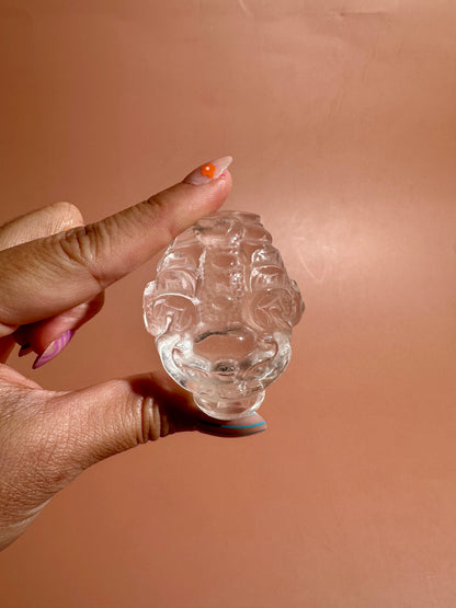 Clear Quartz Money Toad | Intuitively Chosen Prosperity, Clarity & Manifestation Energy