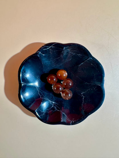 Teeny Copper Rutilated Quartz Sphere | Mini Crystal
