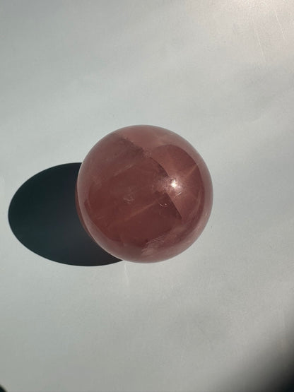 Star Rose Quartz Sphere - B